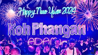 KOH PHANGAN Full Moon Party  New Year Countdown celebration  Island Life  Thailand Travel Vlog [upl. by Joachima]