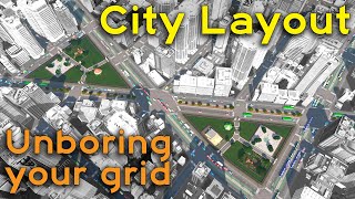 This Realistic ROAD LAYOUT Really Works in Cities Skylines  More Money Less Traffic [upl. by Adnomar427]