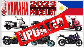 Yamaha Motorcycle Price List In Philippines 2023 UPDATED [upl. by Jollenta295]