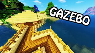 How to Build a Floating Gazebo in Minecraft  Tutorial [upl. by Derr]