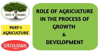 Role of Agriculture in Economic Development  EDPI  BABcom 3rd Year Economics  Delhi University [upl. by Sully]