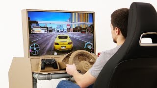 How to Build Sim Racing Cockpit Works with Any GameConsole [upl. by Hsetirp]