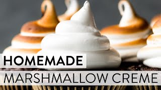 Homemade Marshmallow Creme Frosting  Sallys Baking Recipes [upl. by Pickford23]