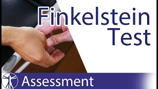 Finkelstein Test  De Quervains Tenosynovitis [upl. by Feld]