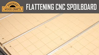 FLATTENING AND CREATING A GRID ON THE ONEFINITY CNC SPOILBOARD [upl. by Yank]