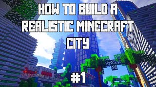 How To Build A Realistic Minecraft City  Ep 1  Realistic Roads [upl. by Gillead754]