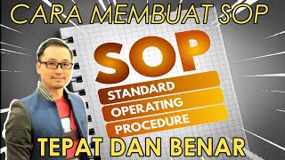 CARA MEMBUAT STANDARD OPERATING PROCEDURE YANG TEPAT  GAMIFIACTION [upl. by Domenech579]