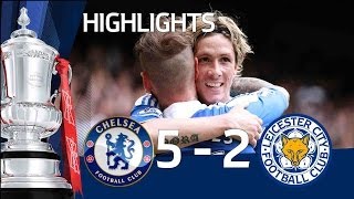 Chelsea 52 Leicester  Official goals and highlights  FA Cup Sixth Round 180312 [upl. by Nyraf]