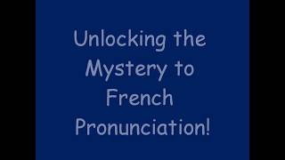 French Pronunciation Tips for Beginners [upl. by Felecia974]