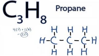 How to Draw the Lewis Structure for C3H8 Propane [upl. by Llenra]