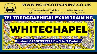 WHITECHAPEL PRINCELET ST CHAPMAN STTFL TOPOGRAPHICAL EXAM 2024 TRAINING LONDON [upl. by Atse]