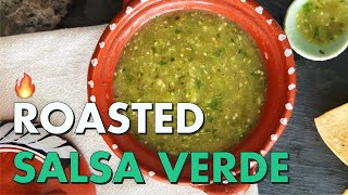 An Authentic Roasted Salsa Verde Recipe from Oaxaca  Mexican Cooking Academy [upl. by Norud476]