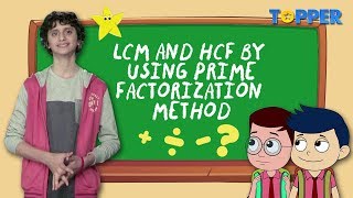 LCM and HCF by using Prime Factorization Method Class 1 to 5 [upl. by Nosiddam]