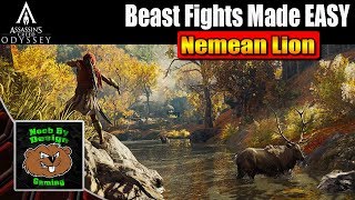 Assassins Creed Odyssey  How to Beat the Nemean Lion  Beast Fight Guides [upl. by Issor]