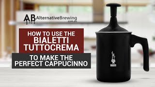 How to Use the Bialetti Tuttocrema Milk Frother [upl. by Akiehsal]