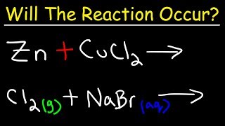 Chemistry  Will The Reaction Occur [upl. by Sansone]