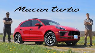 2020 Porsche Macan Turbo Review  Too Fast Too Serious [upl. by Aienahs539]