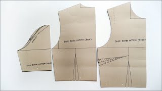 How To Draft A Basic Bodice Pattern  Basic Bodice Pattern With 2 Darts Tutorial  For Beginners [upl. by Priscilla]