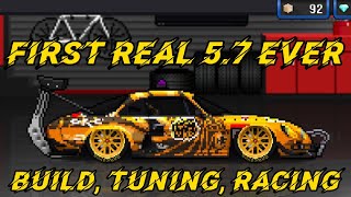 FASTEST TIME EVER 57 seconds 2021  Pixel Car Racer [upl. by Atlante]