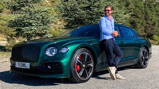 NEW Bentley Flying Spur  FIRST DRIVE Review [upl. by Ymmot150]