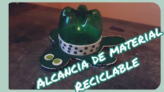 Alcancia 🐢 de material reciclable 😍 [upl. by Acirre]