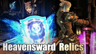 All Heavensward Relic Weapons  All Stages Anima [upl. by Teerpnam744]