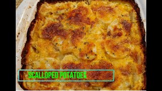 Scalloped Potatoes  Easy Scalloped Potato Recipe [upl. by Akinwahs]