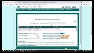 MTNL BILL PAYMENT ONLINE mtnl [upl. by Amairam]