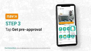 Get an instant preapproval on nav» Home on the FNB App [upl. by Chelsae]