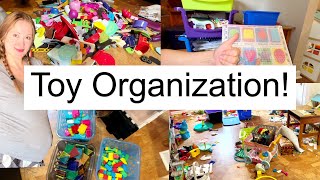 TOY ORGANIZATION  PLAYROOM ORGANIZATION [upl. by Bevon788]