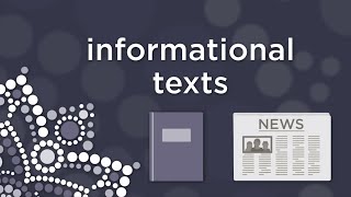 Understanding Informational Texts [upl. by Alyhc]