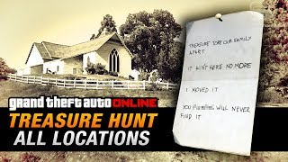 GTA Online Treasure Hunt  All 20 Locations DoubleAction Revolver [upl. by Eelesor]