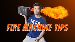 How To Use Flame Machine Safely  Fire Machine Tips [upl. by Oizirbaf]