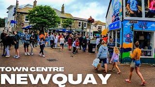 A walk through NEWQUAY England  Town Centre [upl. by Murrell47]