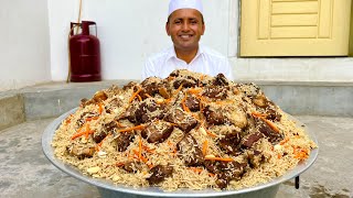 AFGHANI PULAO RECIPE  Original 30 KG Kabuli Pulao Recipe  Mubashir Saddique  Village Food Secrets [upl. by Anirac]