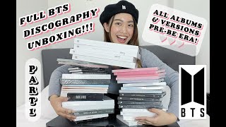 BTS 방탄소년단 Full Discography ALL albums and versions UNBOXING Part 1 ✨ [upl. by Livvie]