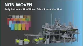 Fully Automatic Non Woven Fabric Production Line [upl. by Westfall]