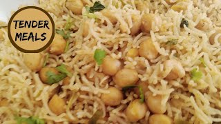 Kabuli Chana Pulao  White Chana Pulao Recipe  Rice [upl. by Biancha420]