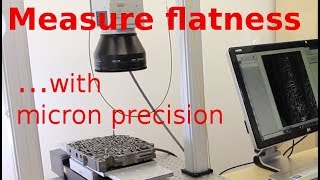 Automated flatness measurement for industry SURFACEINSPECT system  NOVACAM [upl. by Cheyney333]