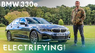 BMW 330e plugin hybrid 2020 Indepth review with Tom Ford  Electrifying [upl. by Egamlat]