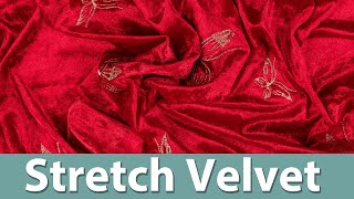 How to Sew With Stretch Velvet [upl. by Wylen]