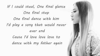 Jessica Sanchez  Dance With My Father  Lyrics [upl. by Arracahs]