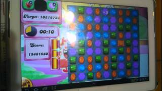 Candy Crush Saga  How to match 10000 green candies just play once [upl. by Cirle706]