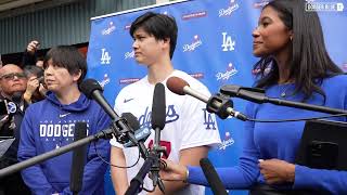 2024 DodgerFest Shohei Ohtani full interview [upl. by Broadbent]