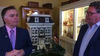 19th Century Dollhouse Tour  The Grovian Doll Museum [upl. by Dranoel]