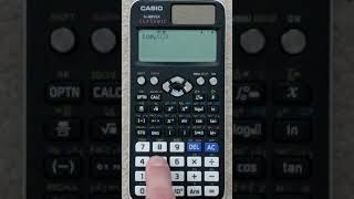 CASIO fx991EX  Working with logs [upl. by Pasadis]