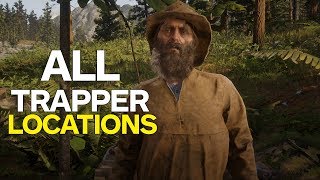 Red Dead 2 All Trapper Locations [upl. by Dasteel389]