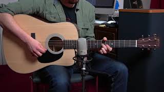 Martin D12E Road Series  DemoSound Test [upl. by Sinnej697]