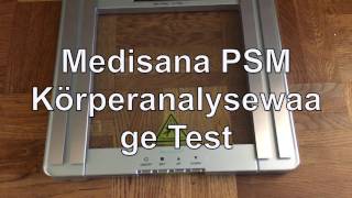 Medisana PSM Körperanalysewaage Test  WAAGENTESTDE [upl. by Prospero]