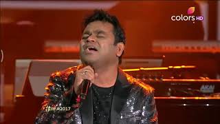 AR Rahman ¦¦ Enna Sona Full Song  IIFA Rocks 2017 [upl. by Jacquelin120]